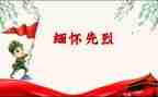 祭烈士活动方案6篇