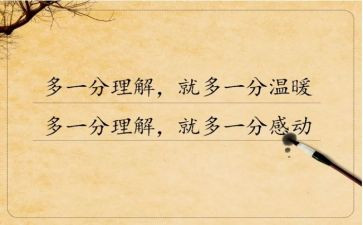 理解的作文模板6篇