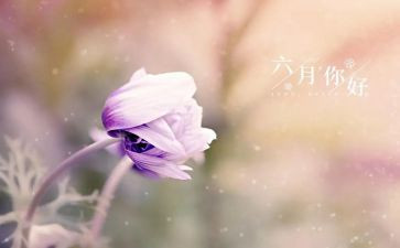 六月份的演讲稿8篇