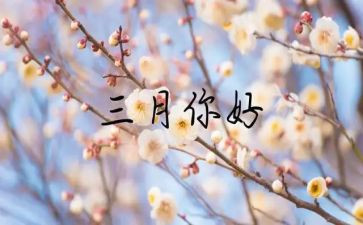 2024三月心得体会5篇