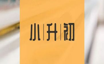 小升初的优秀作文8篇